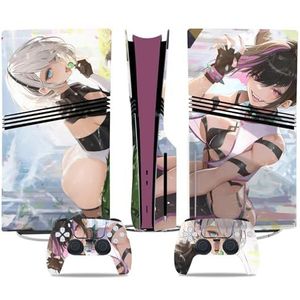 Voor PS5 PRO Skin Digital Edition Console En Controller Vinyl Cover Skins Wraps Krasbestendig, Compatibel Met Voor PS5 Digital Edition Pro 32388 Geen Schuimvorming Bubbelvrij