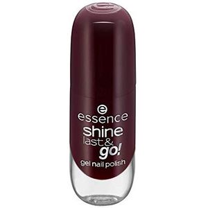 essence cosmetics 925562 Shine last & go! Gel nagellak, gellak, nagellak, nr. 57 Don't Stop Believing, rood, gelig, glanzend, zonder aceton, veganistisch, microplastic deeltjes vrij (8 ml)