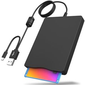 Floppy Disk Reader - 3,5 inch Externe Diskettestation - USB Type-C - Draagbaar