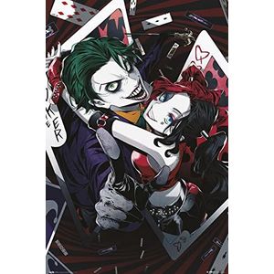 Harley Quinn Poster Harley And Joker Anime Dc Comics Affisch Print Plakkaat 91x61 cm