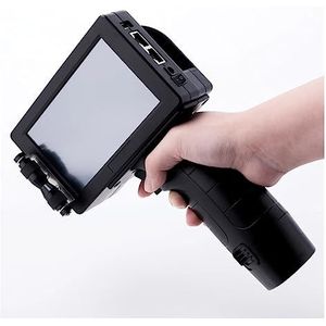 Mini Inkjet Printer Handmatige inkjetnummering Label Plastic kartonnen printer Intelligente handheld thermische inkjetprinter instelbare afdrukhoogte(25.4mm with 1 ink)