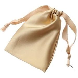 Zijde slaapmasker, Zijden slaapmaskers for de ogen, natuurlijk 19 Moerbei zijden slaapmasker for de ogen(Only Gold Bag)