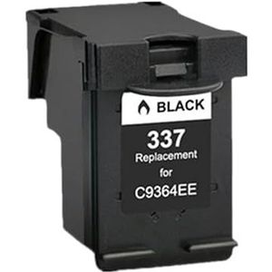 Compatibele 343 337 inktcartridge for Photosmart 2575 8050 C4180 D5160 Deskjet 6940 D4160 printer(1Pack Black)