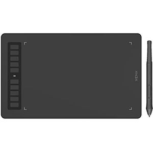 XENX P3-1060B MacOS en Android ondersteunde grafische tekentablet 10x6 inch met 10 sneltoetsen, 8192 drukniveaus Batterijvrije pen voor digitale kunst, ontwerp, e-learning, online lessen, OSU gaming