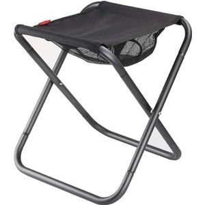 Camping Stool, Opvouwbare kampeerkruk met mesh opbergzakje Outdoor Slacker Chair Afmetingen: 31 * 36 * 40CM