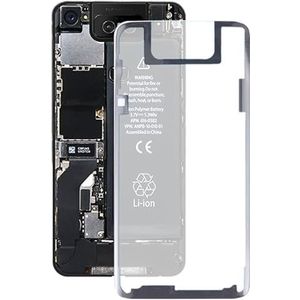 Voor OnePlus Back Cover Transparante Batterij Back Cover met Lijm voor ASUS Zenfone 6 ZS630KL (Transparant) Onderdelen