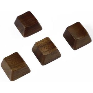 Houten Keycap Solid Walnut Wood Keycap Nieuwigheid Keycaps Spacebar Esc pijl toetsen OEM profiel voor Cherry MX mechanische toetsenbord (WASD 4 toetsen R2 R3)