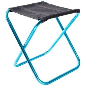 Opvouwbare kruk buiten aluminiumlegering draagbare opvouwbare picknick camping kruk visstoel ultralichte meubels camping kruk (kleur: blauw)