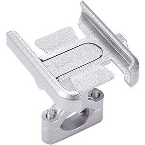 Voor DUCATI Voor Monster 696 795 796 1100 Motorfiets Mobiele Telefoon Houder Navigatie Montagebeugel Accessoires Telefoon Houder (Color : Handlebar Silver)