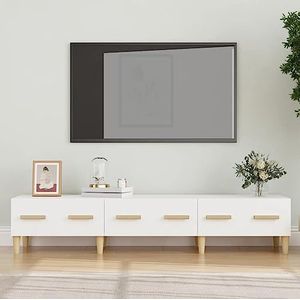 DIGBYS TV Kast Wit 150x34,5x30 cm Engineered Hout