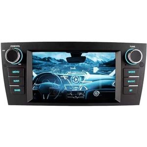 Android 15 Autoradio 7 inch touchscreen voor BMW 3 Series E90 E91 E92 E93 2005-2012 Autoradio Navigatie met Carplay met GPS navigatie Bluetooth FM USB Steering Wheel Control(X8 8G+128G)