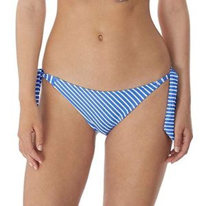 Freya Beach Hut Rio Scarf Side Tie Bikini Bottom, M, Blue Moon