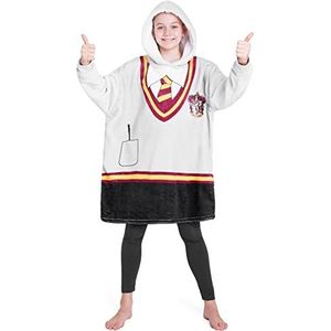 Harry Potter Trui meisjes knuffelhoodie kinderen tieners, grijs, Eén Maat