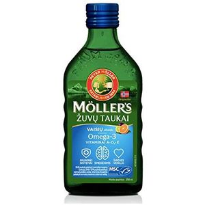 Moller 's Visolie Omega-3 -Fruit Smaak- Baby Kinderen Volwassenen