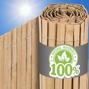 Bamboemat - 100 x 300 cm - Privacy, Wind- en Zonbescherming - Natuurlijk