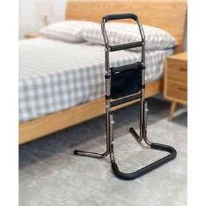 bedhek, Stoel-sta-hulp Verstelbare hoogte Veiligheidsleuning, bedhekken Sta-hulp Hulpmiddelen for mobiliteit en dagelijks leven(B)