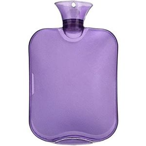 Mini warm water bottlehot, warmwaterkruik veilig creatieve transparante warmwaterkruik hoge dichtheid PVC explosieveilige warmwaterkruik zakken massageverzorging (maat: blauw) (maat: paars)