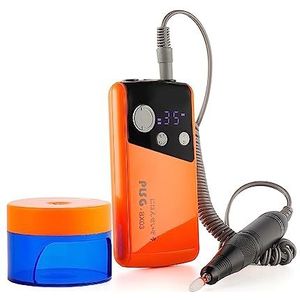 Elektrische nagelboor, Supermotor oplaadbare nagelboormachine, 35000 RPM manicure pedicure nagelgel polijstmachine, slijpapparaat Laag geluidsniveau Lage trillingen Gemakkelijk te gebruiken, voor acry