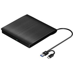 Externe CD/DVD-drive USB3.0 Draagbare CD DVD +/-RW-speler Lezer Brander Optische Drives Heldere Beeldkwaliteit Stabiele Audio
