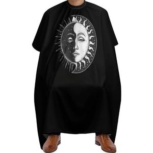 Kapper Cape Maan En Zonnesalon Cape Verstelbare Kapsel Cape Professionele Kappers Jurk Voor Thuis Kapper Accessoires Herbruikbare 140x168cm
