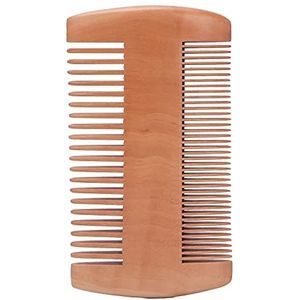 Baardkam, Houten Baardkam Dubbelzijdig voor Haar Kammen Styling voor Dagelijks Gebruik Uitgaand Reizen