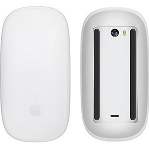 kwmobile Siliconen beschermhoes compatibel met Apple Magic Mouse 1/2 - Zachte muis hoes - Meer grip - Deels doorschijnend - mat transparant