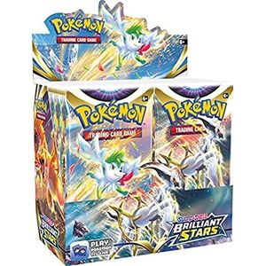 Pokémon | Pokémon TCG: Zwaard & Shield 9 Briljante Sterren Booster CDU | Kaartspel | Leeftijd 6+ | 2 spelers | 10 minuten speeltijd