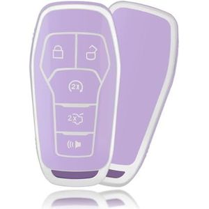 Sleutelbehuizing TPU Sleutel Beschermhoes Auto Styling Bescherming Voor Ford Voor Fusion Voor Mondeo Voor Mustang F-150 Voor Explorer Voor Rand 2015 2016 2017 2018 Autosleutelhoesje(4)
