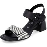 Sandalen - Imitatieleer - Blokhak - Open Toe - Verstelbare Riemen