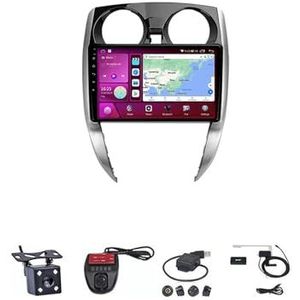 Android Touch Screen Car Stereo 9 Inch Car Stereo Radio Plug And Play Autotoebehoren Autoradio met Bluetooth En Navigatie En Achteruitrijcamera Voor Nissan Note 2 E12 2012-2021 (Size : M600S 4G+WIF