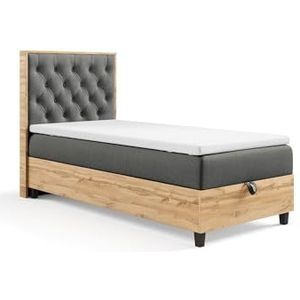 Best For Home Boxspringbed met bedkast Trinity K-14 Plate Single Bonell binnenvering incl. Topper, met levering Opbouwservice