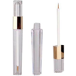 2Pcs 3Ml Multifunctionele Lege Acryl Wimpers Buis Mascara Buis Eyeliner Flesjes Fles Container