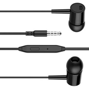 GMBYLBY In Ear Hoofdtelefoon Met Ruisonderdrukking Mic 3.5mm Plugs Headsets Oortelefoon Voor Smartphones Computers In-ear Headsets Met Microfoon