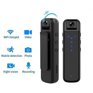 Action Camera, HD 1080P Mini Body Camera Thuis DV Magnetische Video Voice Recorder Bewegingssensor Sport Pocket Kleine Camcorder Soepele Stabilisatie(Camera add 32GB Card,CS05)