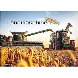 Landmachines - Tractor - 2024 - Kalender DIN A3: de wandkalender met de beste landbouwmachines!