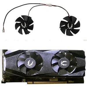 2 stuks/set FS1250-S2053A, GPU-koeler T125010SU grafische kaartventilator voor ZOTAC Gaming GeForce GTX 1650 Profile gtx1650 lp