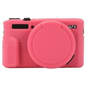 Camerabeschermingskoffer Zachte siliconenbeschermingskoffer met lensbedekking Camera draagband