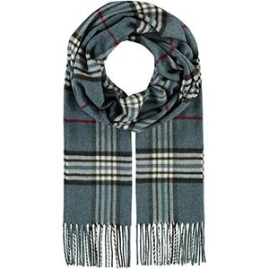 Giorgio Rimaldi Sjaal 30 x 180 cm - zachter dan kasjmier - Made in Germany - Geruite sjaal voor dames en heren - perfect voor herfst en winter, gebleekt denim, Eén maat