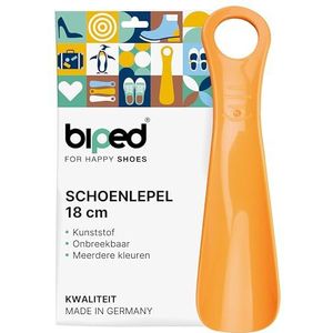 biped schoenlepel kunststof 18 cm – Mini schoenlepel ergonomisch reisformaat – Handig voor kinderen en volwassenen – Compact hulpmiddel onderweg z2798(abrikoos)