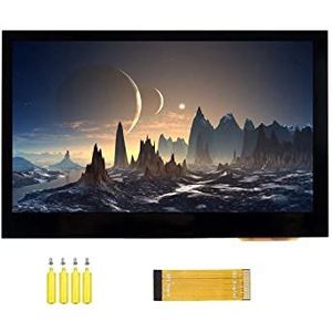 4.3inch DSI LCD Capacitive Touch Screen Display 800×480 Resolution IPS Wide Angle Monitor for Raspberry Pi 4B/3B+/3A+/3B/2B/B+/A+, Supports Ubuntu/Kali / WIN10 IoT