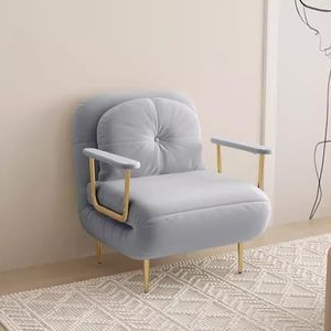 FZDZ —Opvouwbare slaapbank 3-in-1 slaapstoel bed multifunctioneel opvouwbaar zacht kussen bank stoel bed voor appartement kleine ruimte (kleur: blauw, maat: 80 cm)