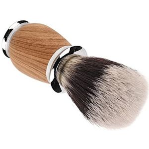 Mini-baardborstel, Baardscheerkwast, Herenscheerkwast Professionele Handgemaakte Baardscheerkwast met Houten Handvat voor Salon Thuis