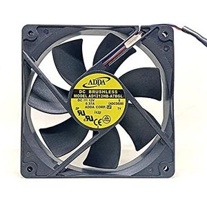 12025 AD1212HB-A7BGL Chassis Matte Wind Fan For antec,12cm 4-Pin PWM Speed Control Ultra-Quiet fan