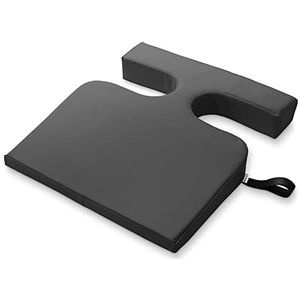 Saloniture Comfort Kussen voor dames - massagetafel wig steunkussen, zwart