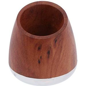 Houtnerf Mannen Scheren Veiligheid Scheermessen Stand Houder Ondersteuning Voor Badkamer Bruin