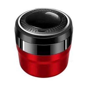 Voor Captiva Auto-asbakbeker Met Afneembaar Deksel, Auto-accessoire Draagbare Asbak(Red)