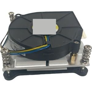 1U koellichaamkoeler voor LGA 1155, 1150, 1156 en 1200 CPU's, PWM-ventilator 2000-5000 tpm, 85 W, dubbele kogellagers