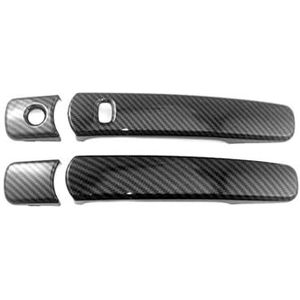 Zelfklevend Kraswerende Folie voor Infiniti G35 Coupe CV35 2003-2007 1-Slimme Deurgreep Cover met Enkel Gat, Auto-Buitenbescherming Accessoires Krasbescherming(2 doors carbon fiber pattern)