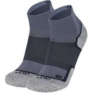 Diabetische en neuropathie niet-bindende wellnesssokken van OrthoSleeve WC4 verbeteren de bloedsomloop en helpen bij oedeem (klein, houtskool, Qtr Crew)