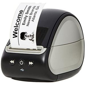 Dymo LabelWriter 550. Direct thermal label printer. 300dpi. 62 labels per minute. Barcode printing. MacOS and Windows